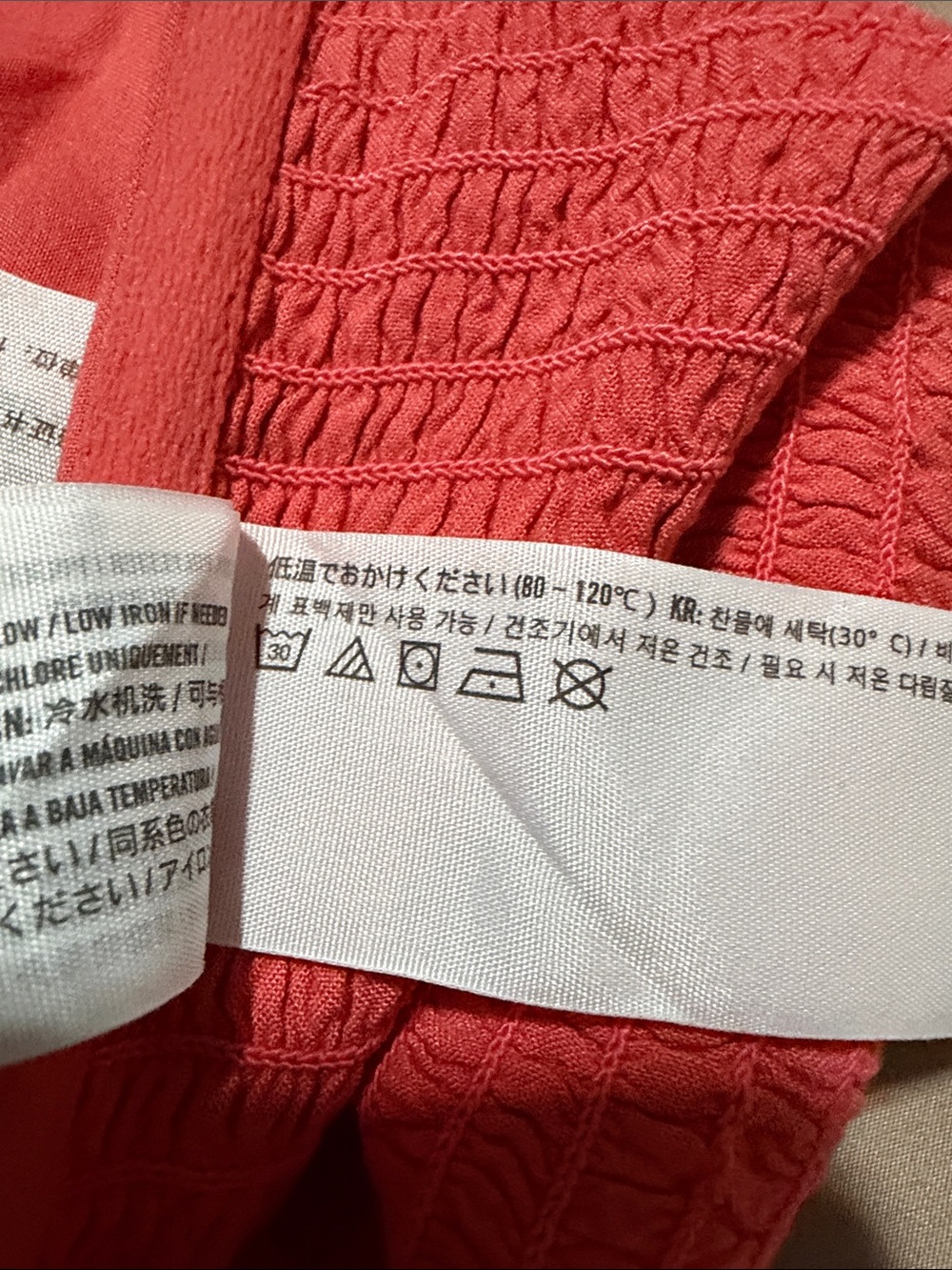 Abercrombie & Fitch Coral Floral Ruffle-Trim Crop Camisole - Picture 8 of 10